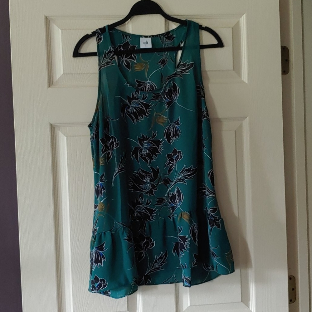 CAbi Zoe Falling Flowers tank